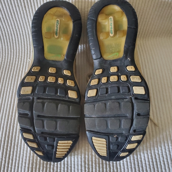 Nike Air Max 180 + Running Shoes 315941-121 Women's Size 7.5 Beige Gold Floral - Picture 6 of 13